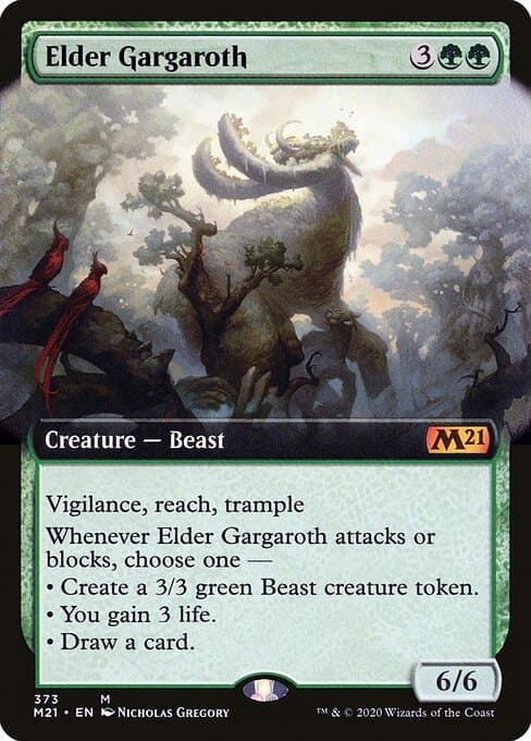 Elder Gargaroth from Core Set 2021 (Mythic)
