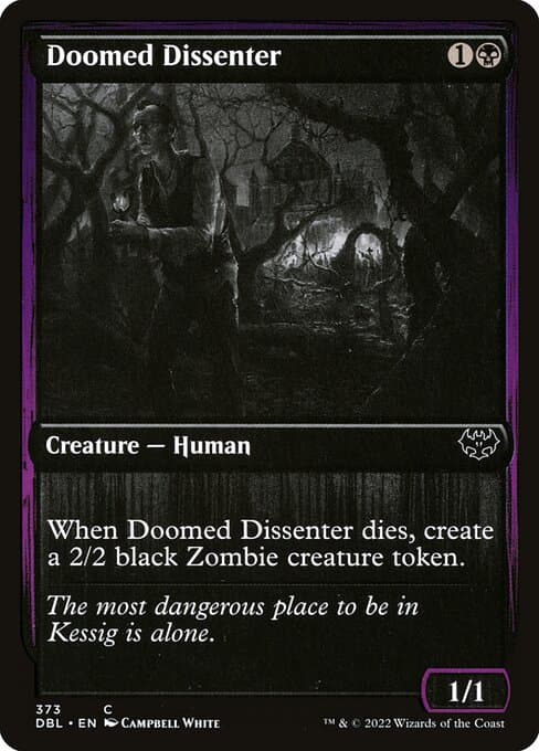 Doomed Dissenter from Innistrad: Double Feature (Common)
