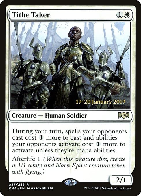 Tithe Taker from Ravnica Allegiance Promos (Rare)