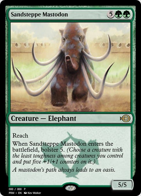 Sandsteppe Mastodon from Magic Online Promos (Rare)
