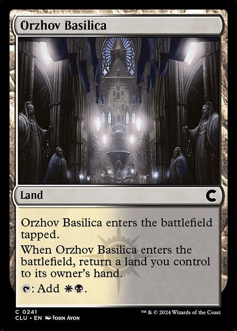 Orzhov Basilica from Ravnica: Clue Edition (Common)