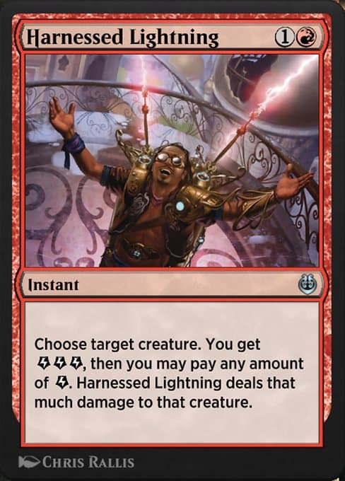 Harnessed Lightning from Kaladesh Remastered (Uncommon)