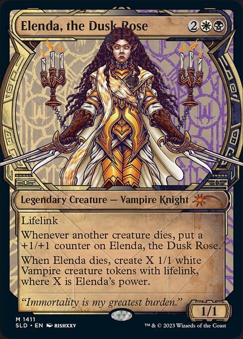 Elenda, the Dusk Rose from Secret Lair Drop (Mythic)