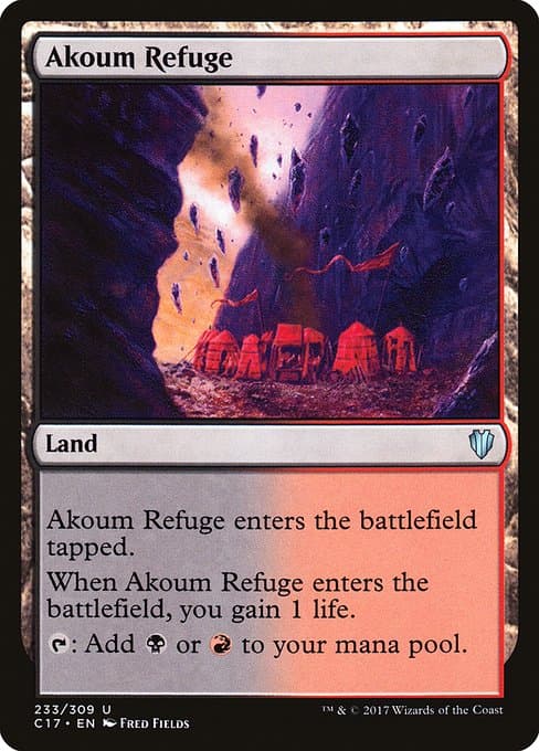 Akoum Refuge from Commander 2017 (Uncommon)