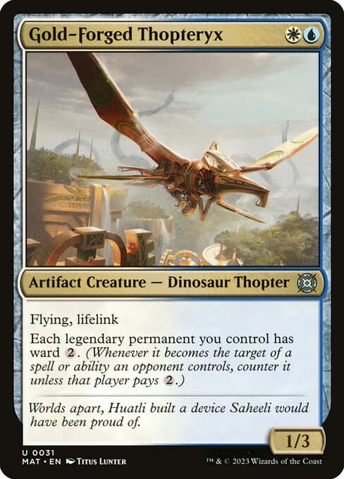 Gold-Forged Thopteryx (Uncommon)