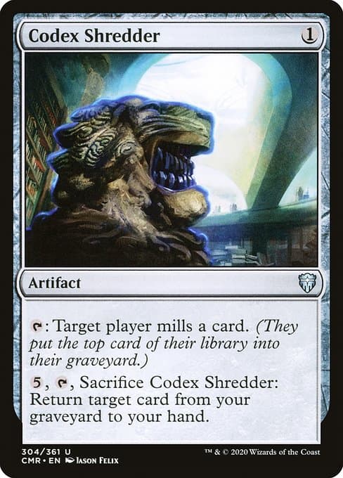 Codex Shredder from Commander Legends (Uncommon)