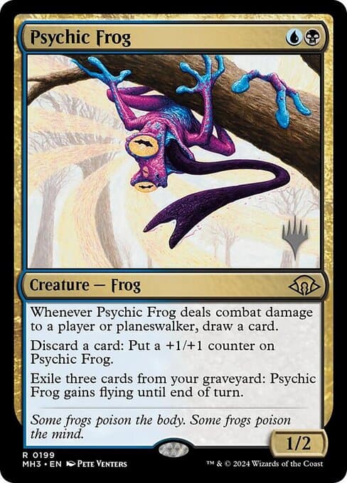 Psychic Frog from Modern Horizons 3 Promos (Rare)