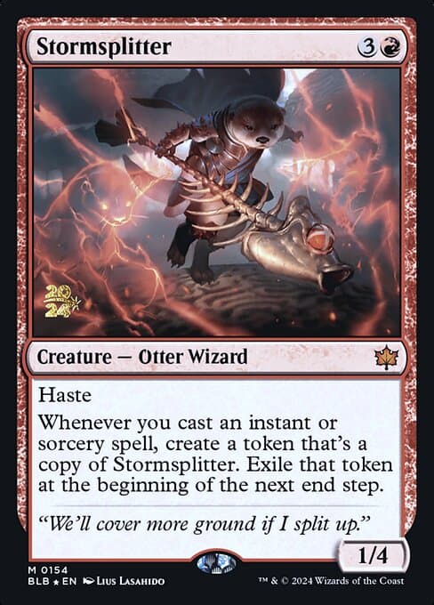 Stormsplitter from Bloomburrow Promos (Mythic)
