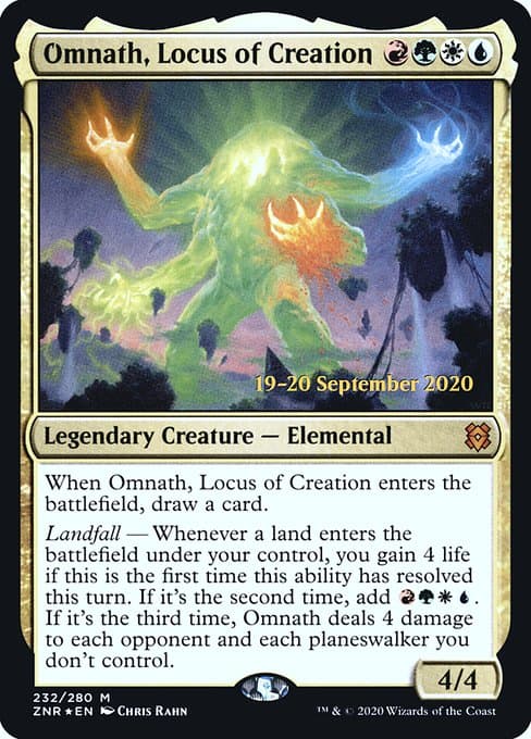 Omnath, Locus of Creation from Zendikar Rising Promos (Mythic)