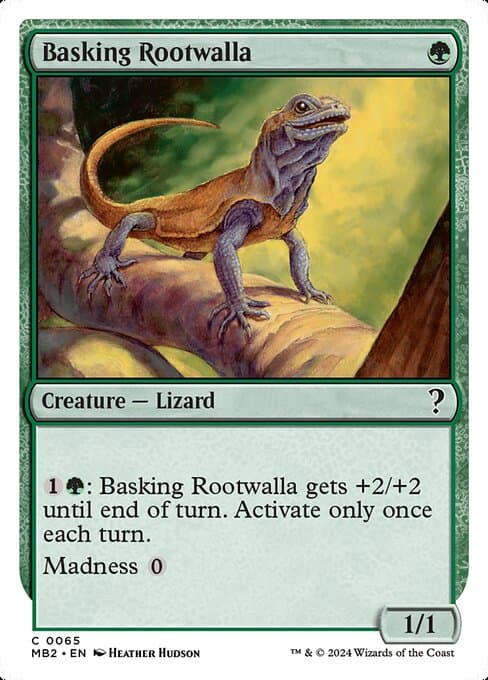 Basking Rootwalla from Mystery Booster 2 (Common)