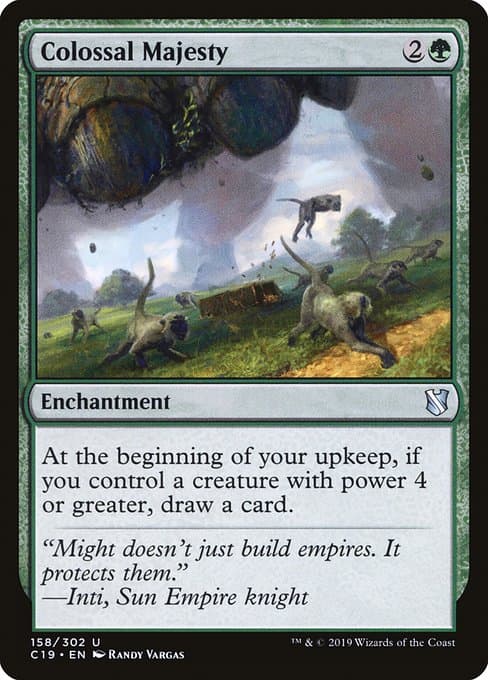 Colossal Majesty from Commander 2019 (Uncommon)