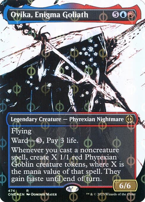 Ovika, Enigma Goliath from Phyrexia: All Will Be One (Rare)