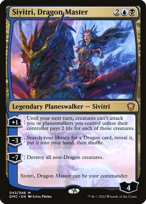 Sivitri, Dragon Master from Dominaria United Commander (Mythic)