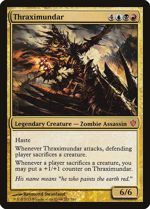 Thraximundar from Commander 2013 (Mythic)