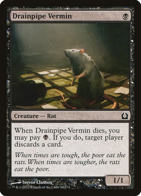 Drainpipe Vermin from Return to Ravnica (Common)