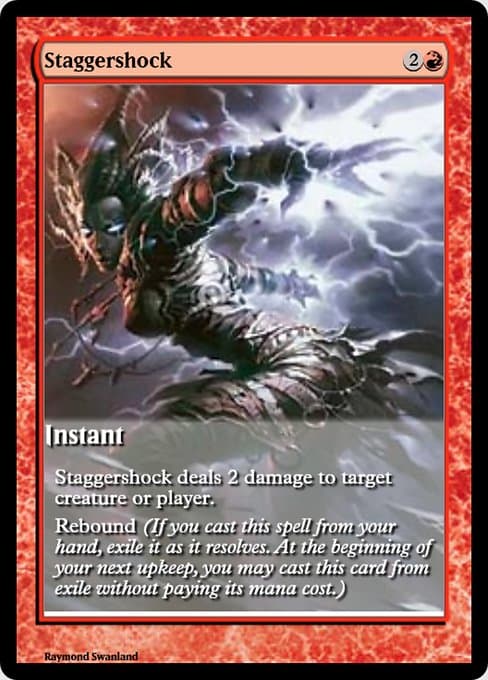 Staggershock from Magic Online Promos (Common)