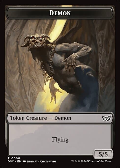 Demon from Duskmourn Commander Tokens (Common)