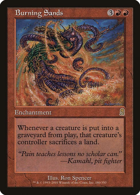Burning Sands from Odyssey (Rare)