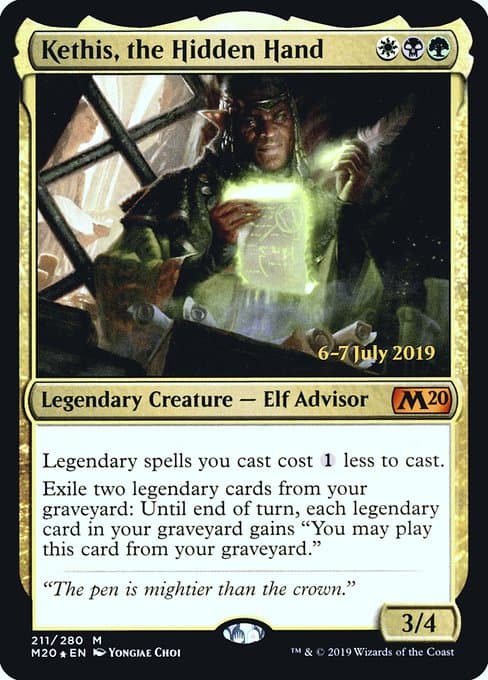 Kethis, the Hidden Hand from Core Set 2020 Promos (Mythic)