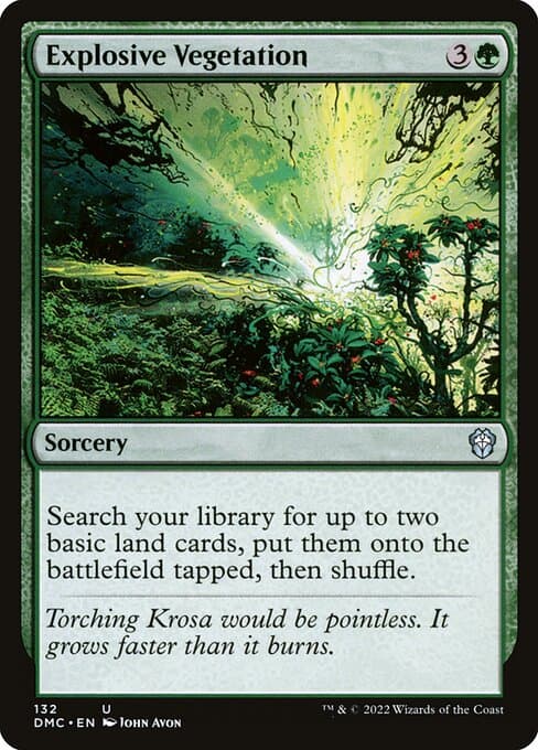 Explosive Vegetation from Dominaria United Commander (Uncommon)