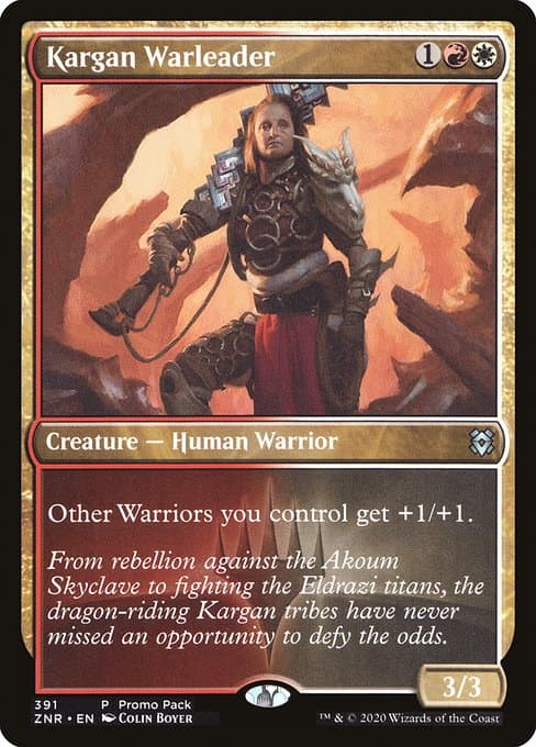 Kargan Warleader from Zendikar Rising (Uncommon)