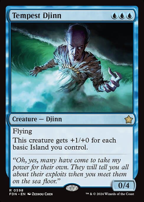 Tempest Djinn from Foundations (Rare)