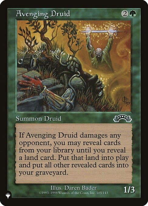 Avenging Druid from The List (Common)