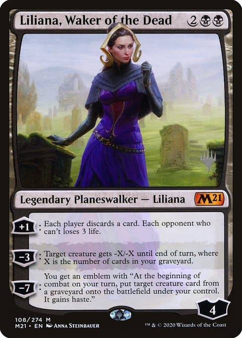 Liliana, Waker of the Dead from Core Set 2021 Promos (Mythic)