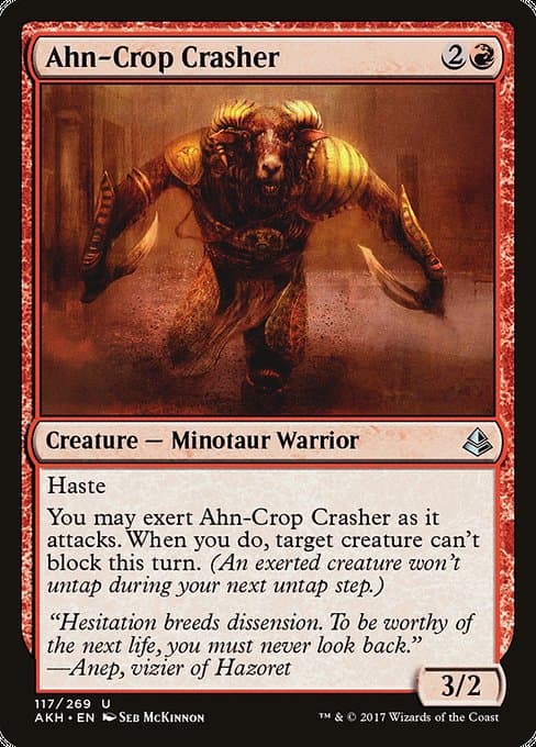 Ahn-Crop Crasher from Amonkhet (Uncommon)