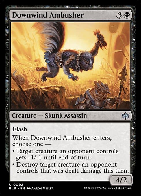 Downwind Ambusher from Bloomburrow (Uncommon)