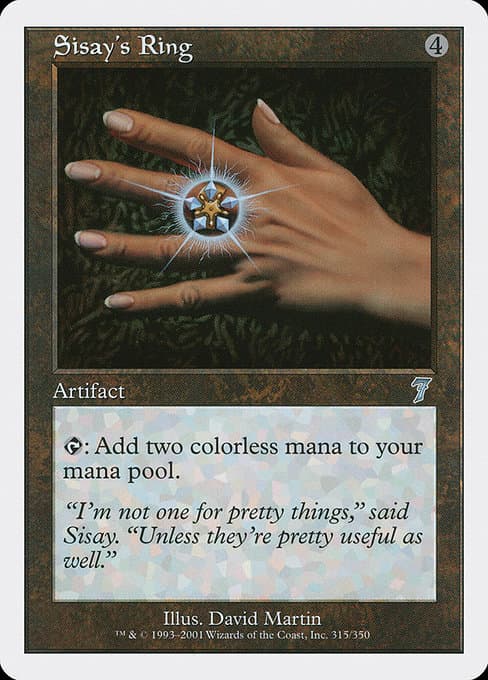 Sisay's Ring from Seventh Edition (Uncommon)