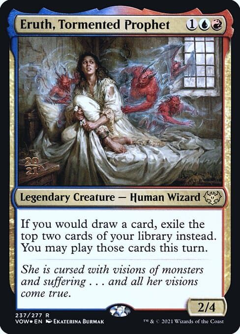 Eruth, Tormented Prophet from Innistrad: Crimson Vow Promos (Rare)