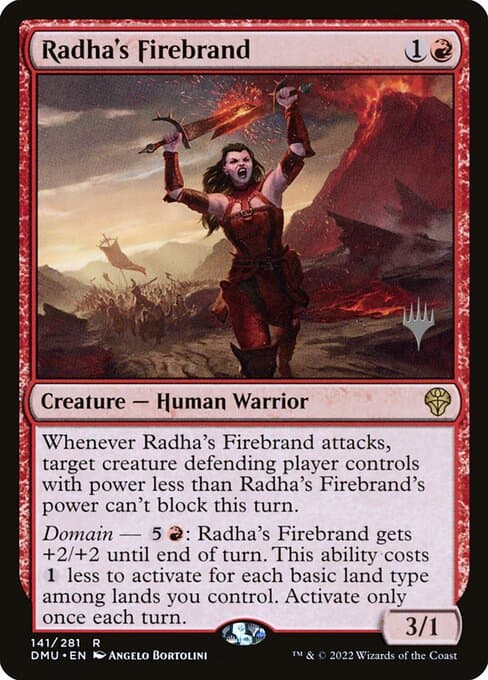 Radha's Firebrand from Dominaria United Promos (Rare)