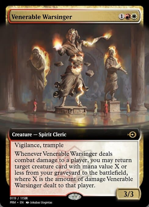 Venerable Warsinger from Magic Online Promos (Rare)