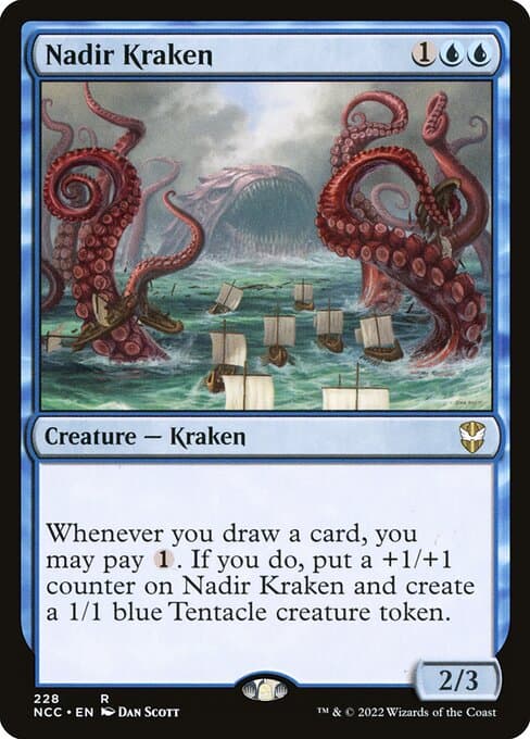 Nadir Kraken from New Capenna Commander (Rare)
