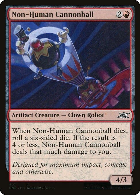 Non-Human Cannonball from Unfinity (Common)