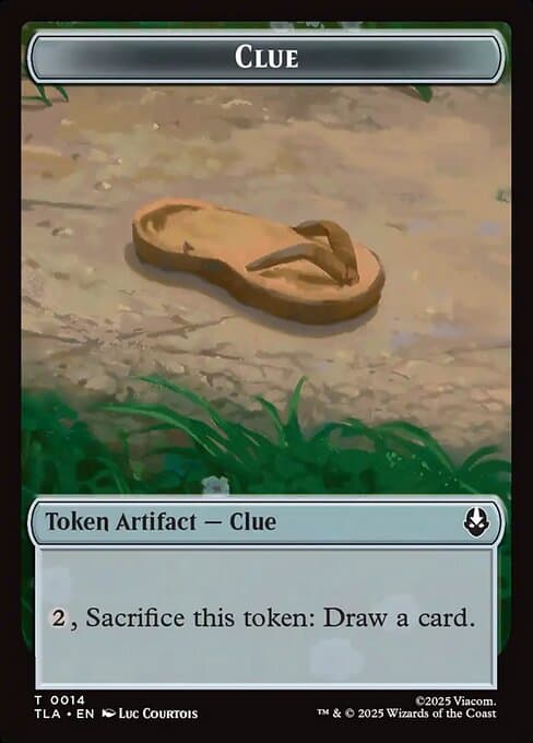 Clue from Avatar: The Last Airbender Tokens (Common)