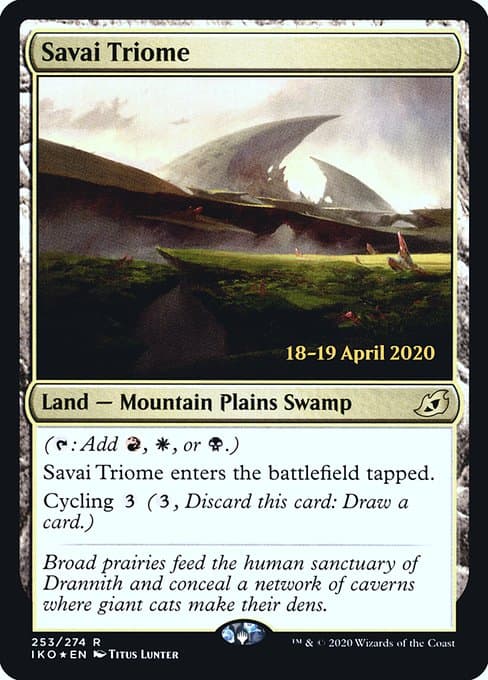 Savai Triome from Ikoria: Lair of Behemoths Promos (Rare)