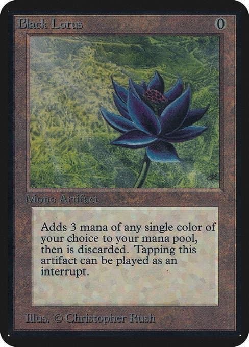Black Lotus from Limited Edition Alpha (Rare)