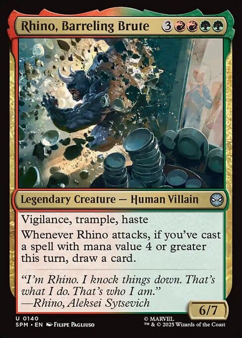 Rhino, Barreling Brute (Uncommon)