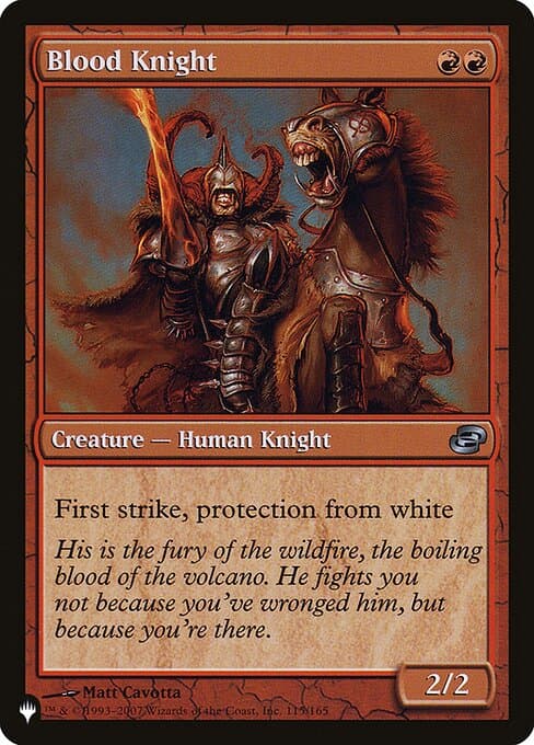 Blood Knight from The List (Uncommon)