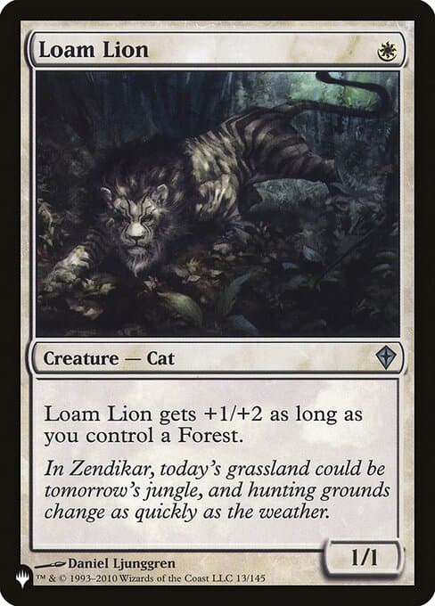 Loam Lion from The List (Uncommon)