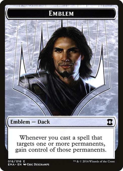 Dack Fayden Emblem from Eternal Masters Tokens (Common)