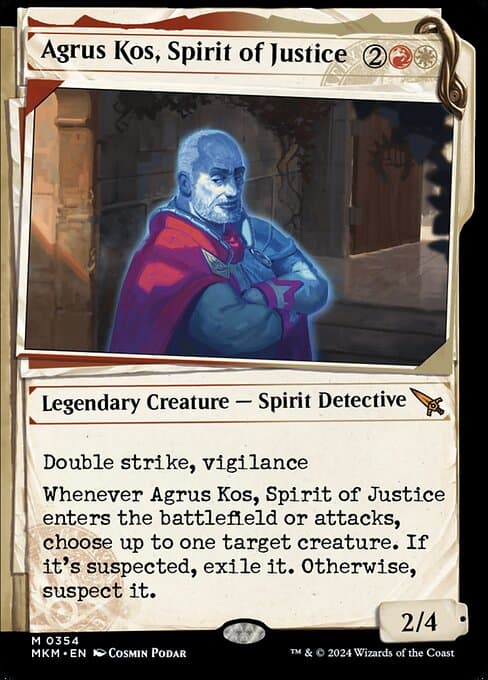 Agrus Kos, Spirit of Justice from Murders at Karlov Manor (Mythic)