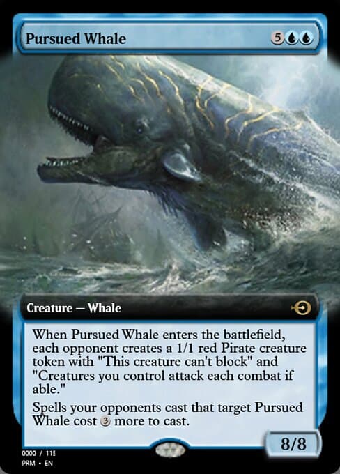 Pursued Whale from Magic Online Promos (Rare)