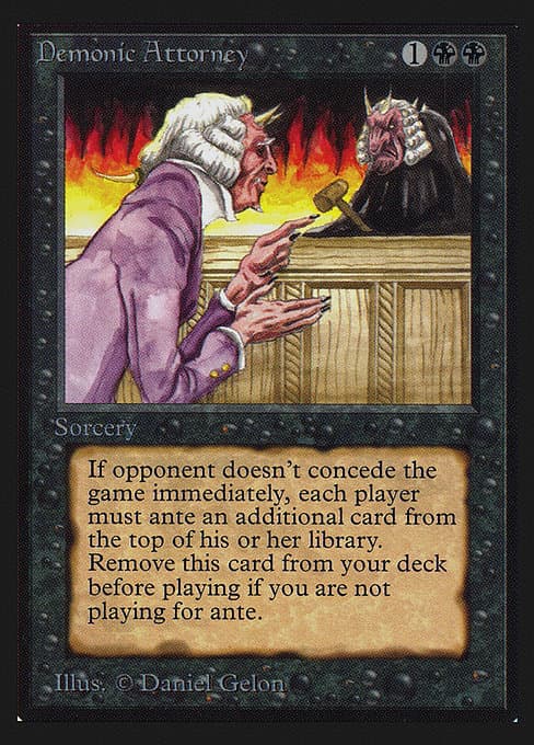 Demonic Attorney from Collectors' Edition (Rare)