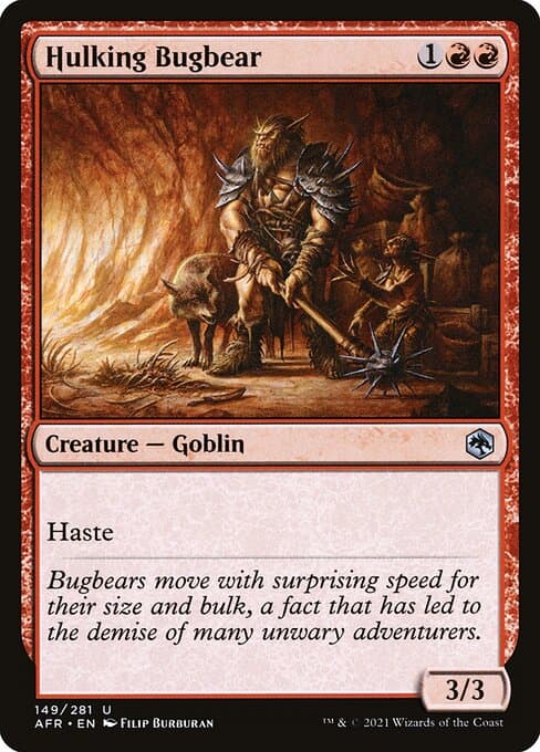 Hulking Bugbear from Adventures in the Forgotten Realms (Uncommon)