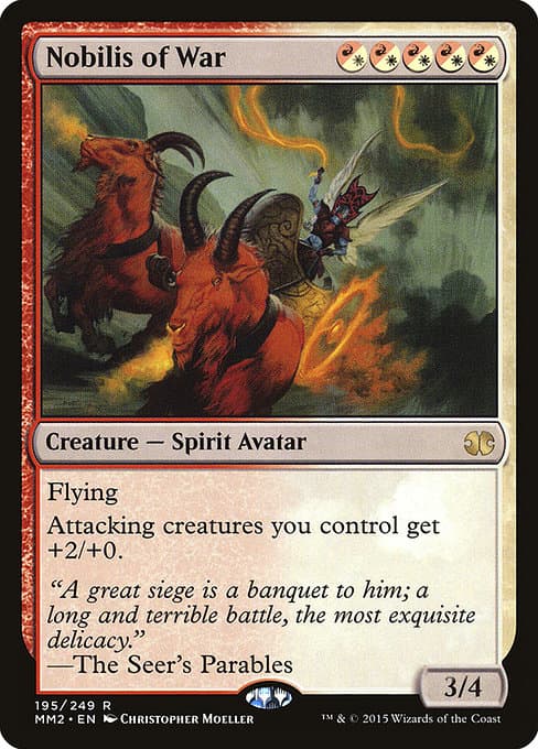 Nobilis of War from Modern Masters 2015 (Rare)