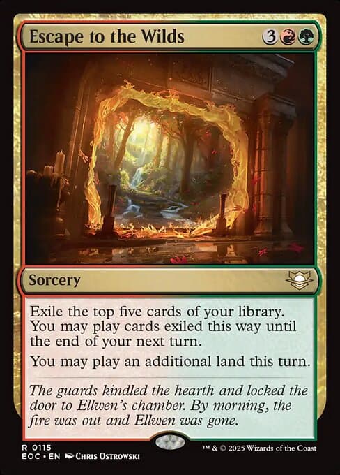 Escape to the Wilds from Edge of Eternities Commander (Rare)