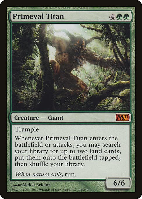 Primeval Titan from Magic 2011 (Mythic)
